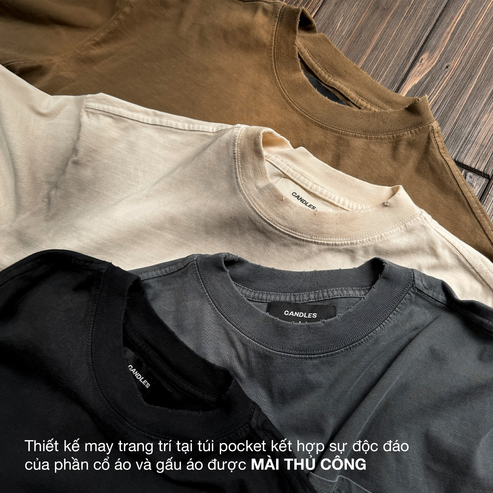Mô tả Áo Thun Candles Mono Oversize Tee Unisex - 3
