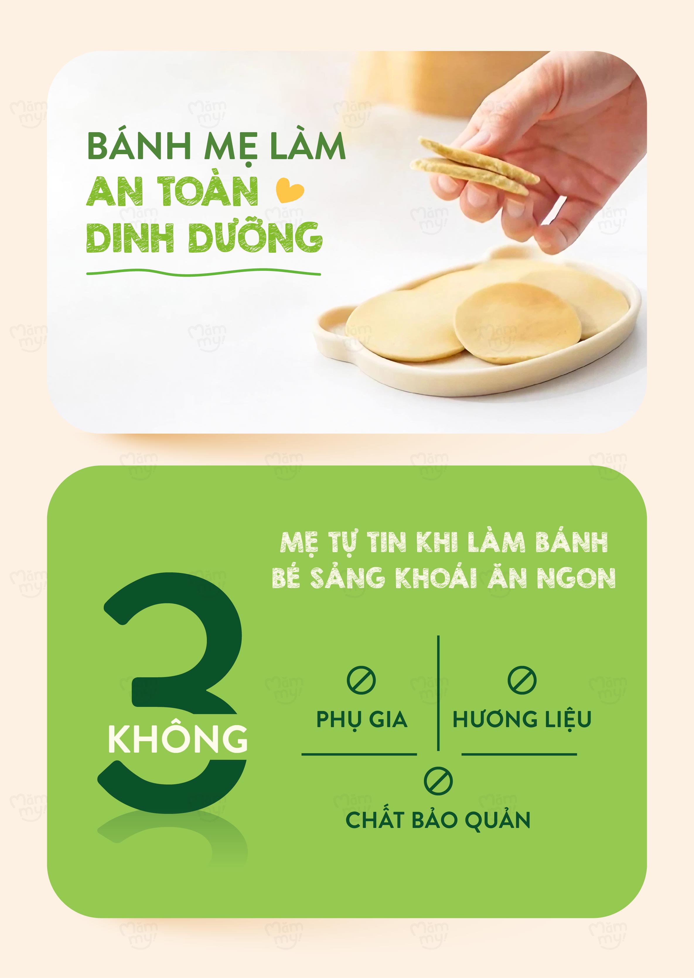 Mô tả Bột làm bánh Pancake Mămmy làm bữa phụ cho bé chỉ với 5 phút bổ sung vitamin, giàu dinh dưỡng - 4