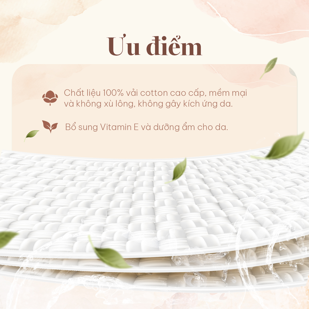 Mô tả Khăn tẩy trang ECOWIPES Facial Cleansing Towelettes Makeup Remover, 25 Tờ/ Gói - Daily Beauty - 3