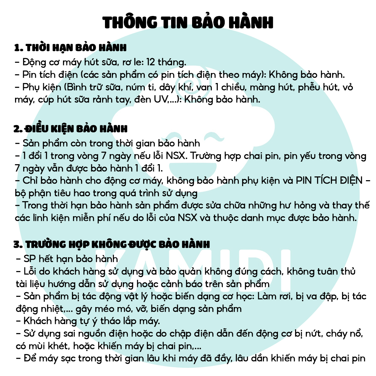 Mô tả Máy Hút Sữa Có Dây Kamidi Max Máy Hút Sữa Điện Đôi Phễu Hút Silicon Mềm Mại Kèm Bình Sữa Có Núm Ti Cho Bé - 8