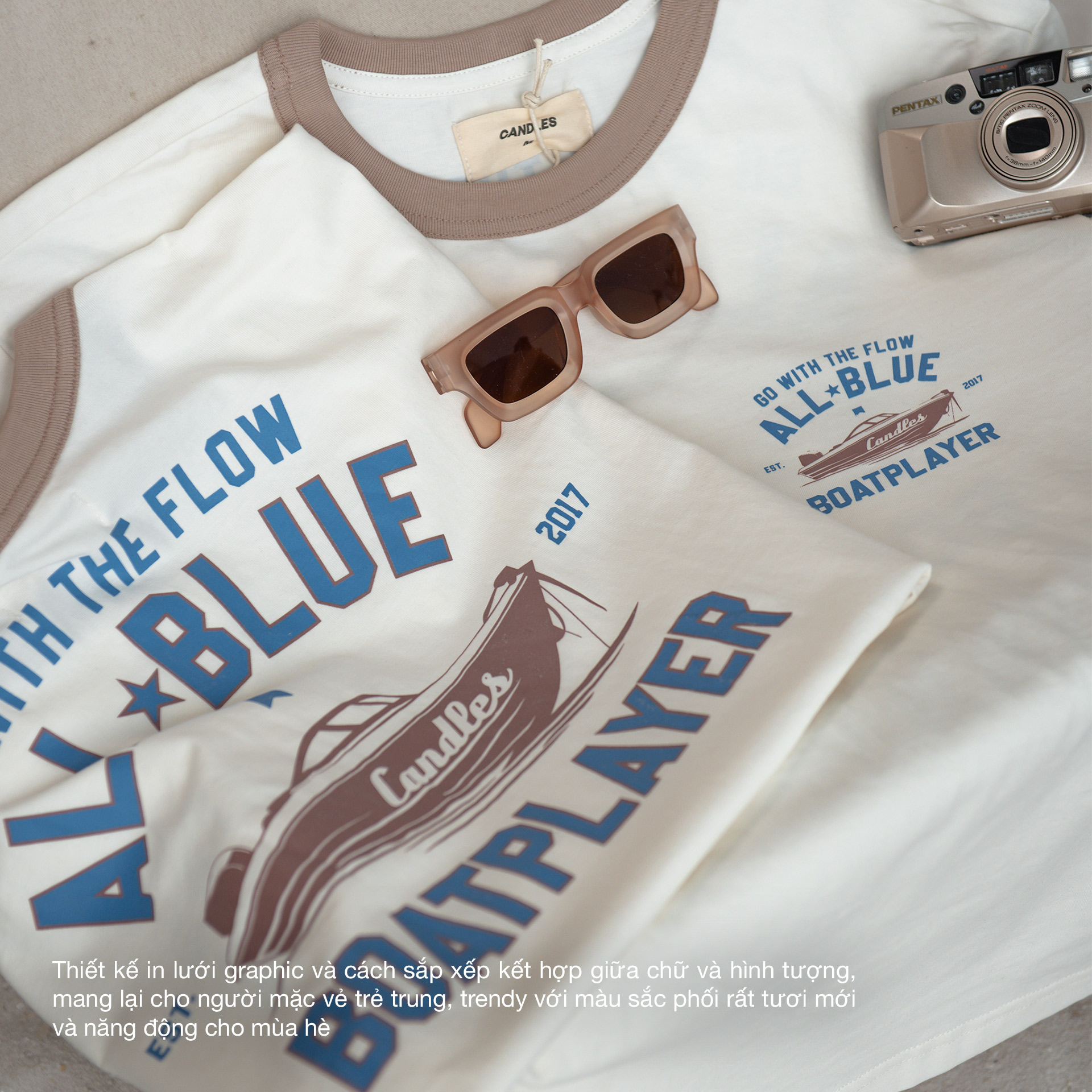 Mô tả Áo thun Candles Boat Player Oversize Tee Unisex - 4