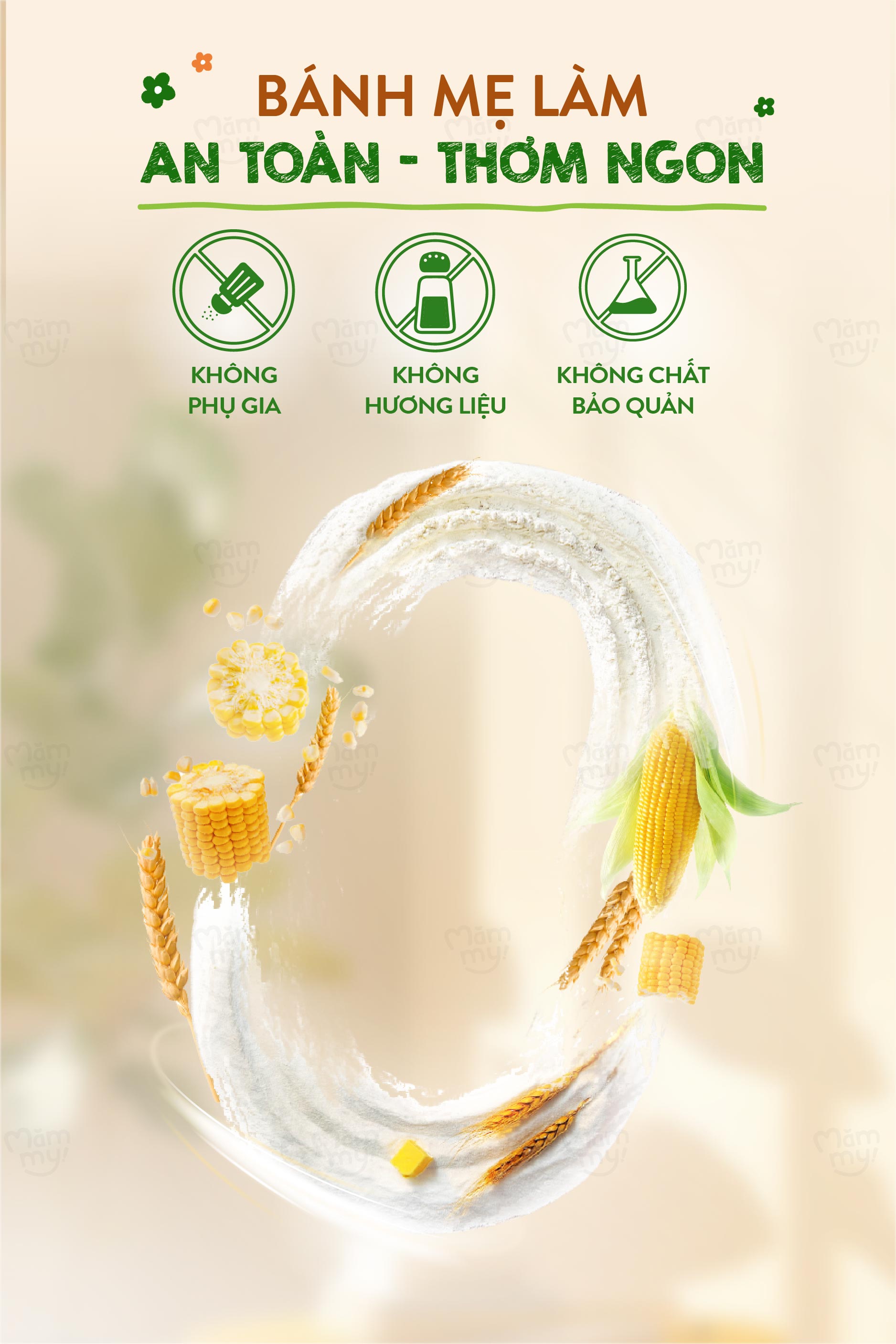 Mô tả Bột làm bánh Pudding chân gấu Mămmy làm bữa phụ cho bé chỉ 5 phút bổ sung vitamin, hỗ trọ tiêu hóa - 8