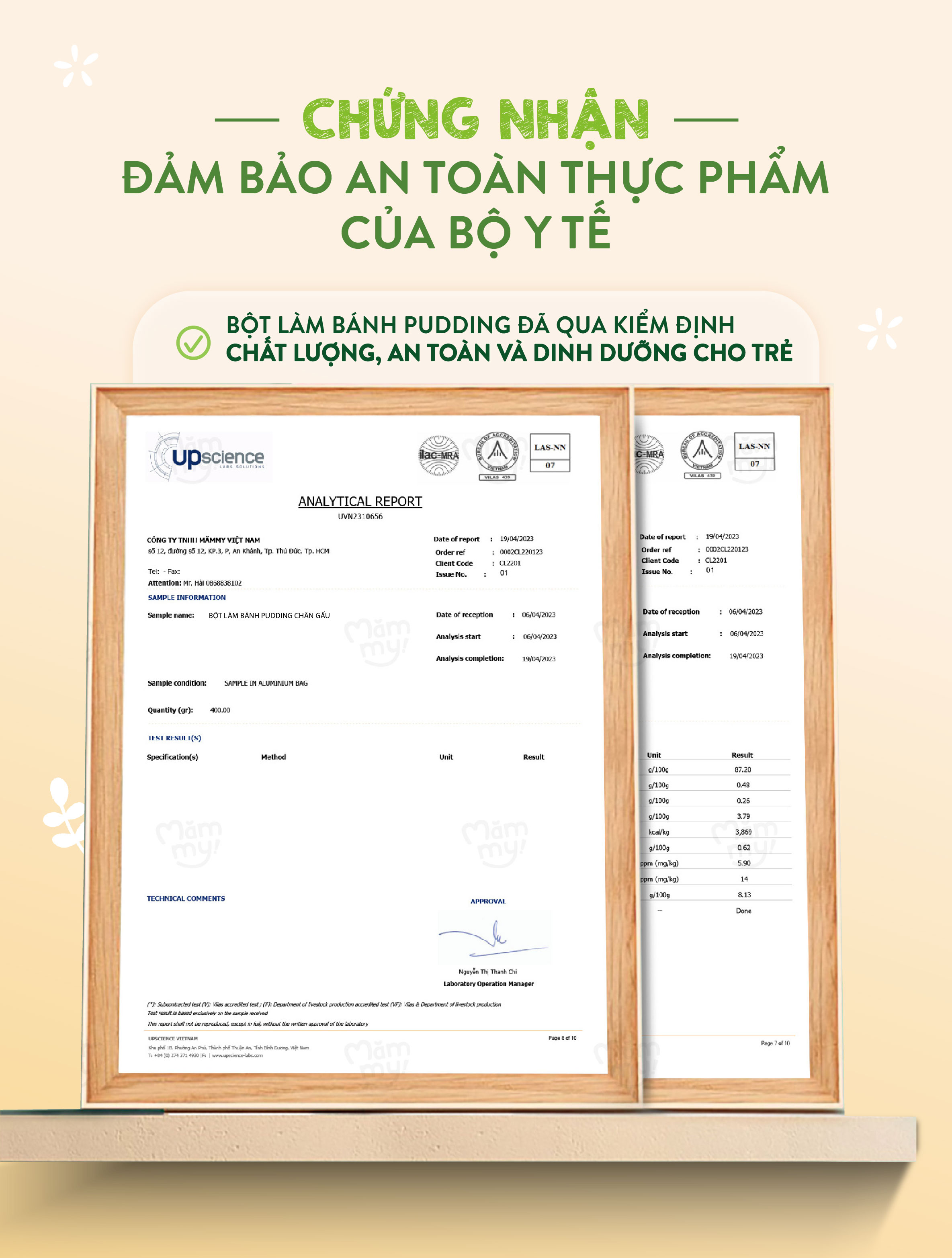 Mô tả Bột làm bánh Pudding chân gấu Mămmy làm bữa phụ cho bé chỉ 5 phút bổ sung vitamin, hỗ trọ tiêu hóa - 12