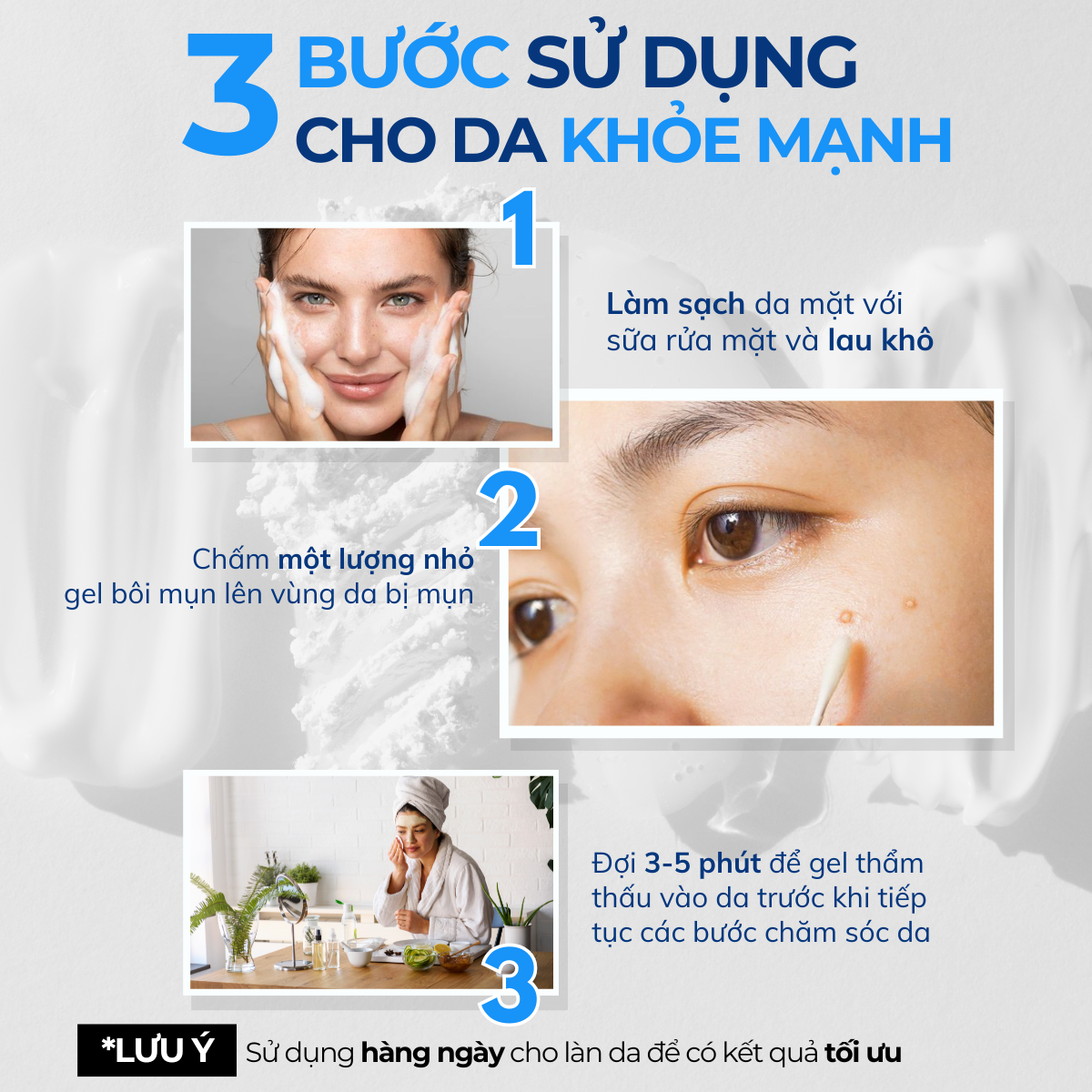 Mô tả Bộ Chăm Sóc Da Mặt Kem Giảm Thâm Chấm Mụn Compliment Smoothe 25ml & Sữa Rửa Mặt Da Dầu Mụn 200ml - 8