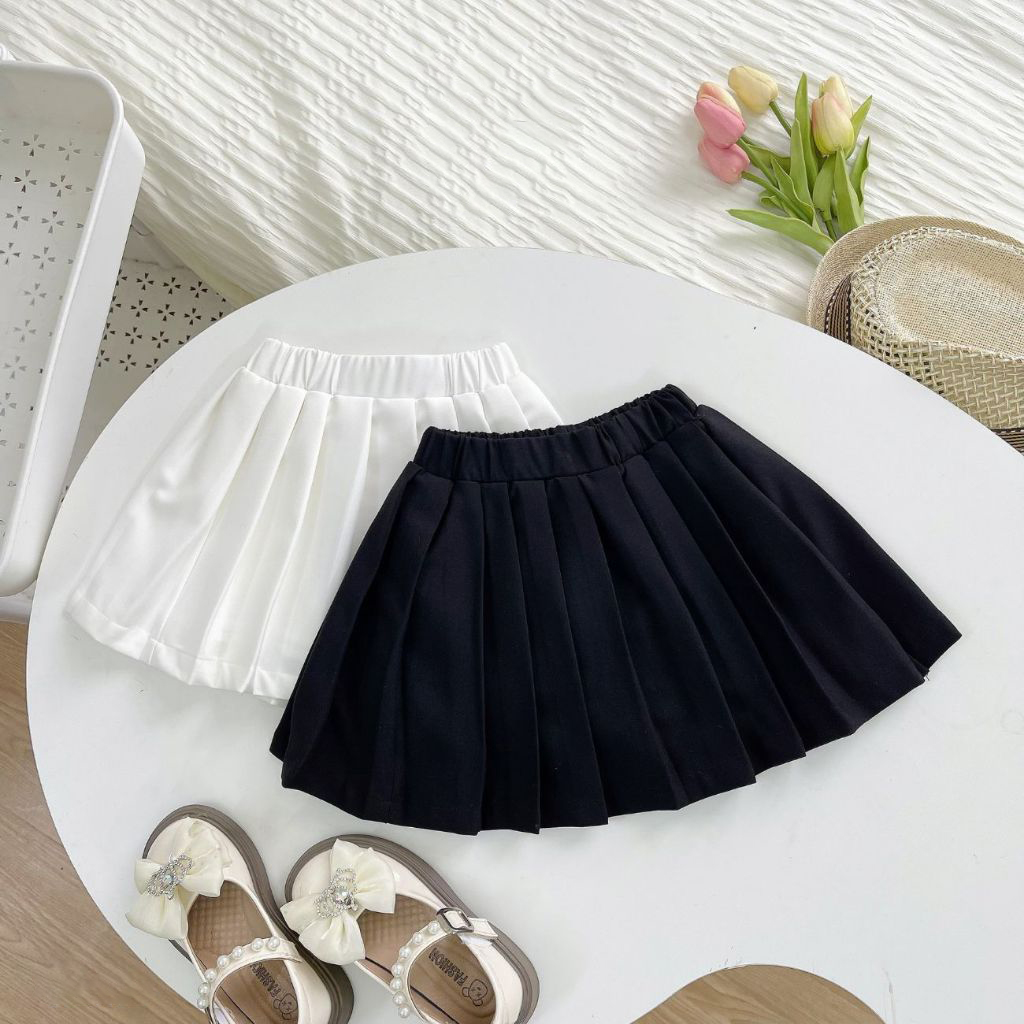 Mô tả Chân Váy Xếp Ly Cho Bé Gái Đi Học Đi Chơi Cực Yêu -BabyBoo-PiBo-CVXL01 - 1