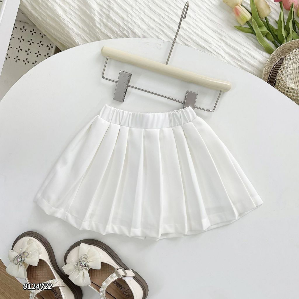 Mô tả Chân Váy Xếp Ly Cho Bé Gái Đi Học Đi Chơi Cực Yêu -BabyBoo-PiBo-CVXL01 - 2