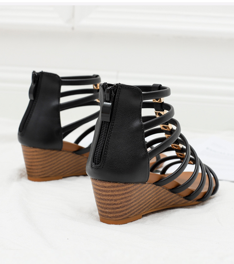 Mô tả Giày Sandal Nữ Cao Có Đính Nơ Nhỏ Nhắn Trẻ Trung Năng Động Đế Cao 5 Phân Phù Hợp Đi Học Đi Chơi Đi Làm (MS-039) - 9
