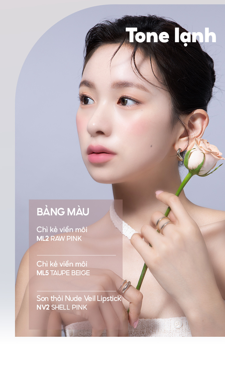 Mô tả Chì Kẻ Viền Môi Merzy Mood Over Smudging Lip Pencil 0.9g - 4