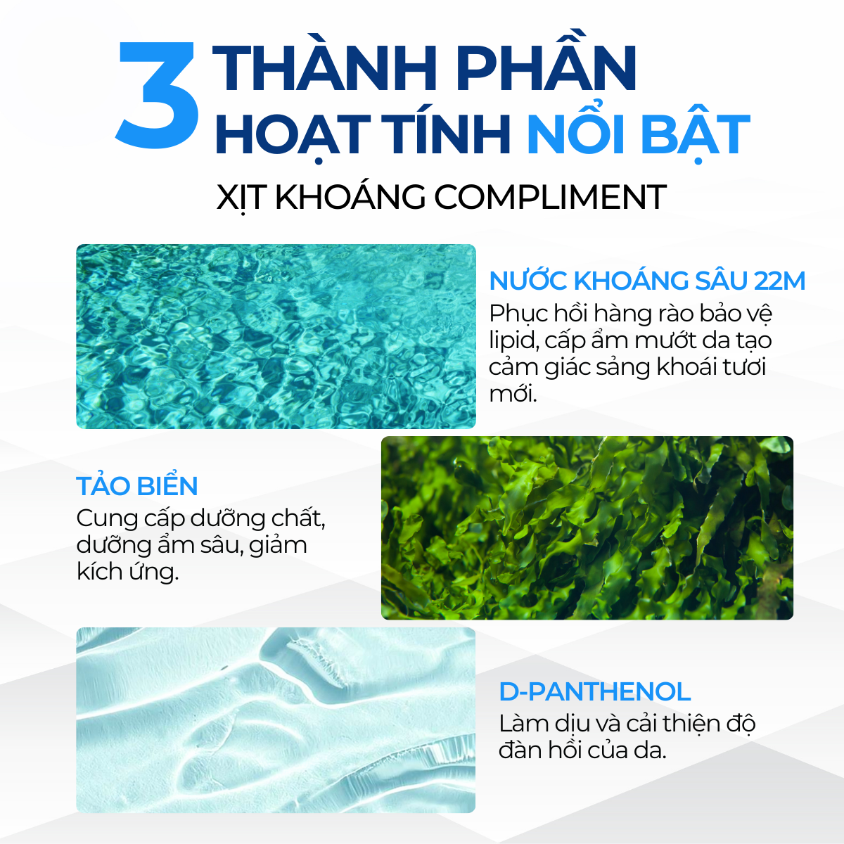 Mô tả Xịt Khoáng Nước Dưỡng Da Cấp Ẩm Compliment Aqua Spray Phục Hồi Giảm Nhanh Mệt Mỏi Mát Dịu 200ml - 2