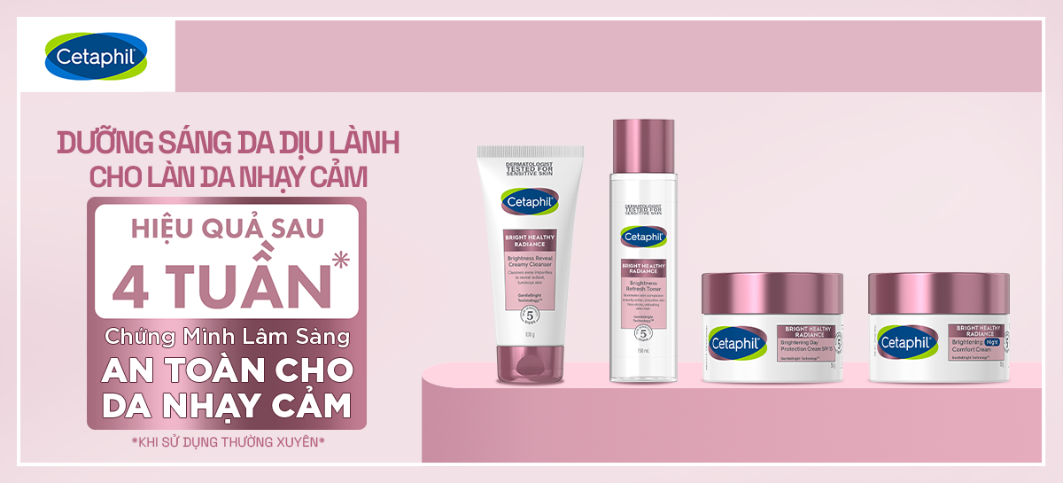 Mô tả Nước cân bằng làm sáng dịu lành cho da nhạy cảm CETAPHIL BRIGHT HEALTHY RADIANCE TONER 150ML - 1