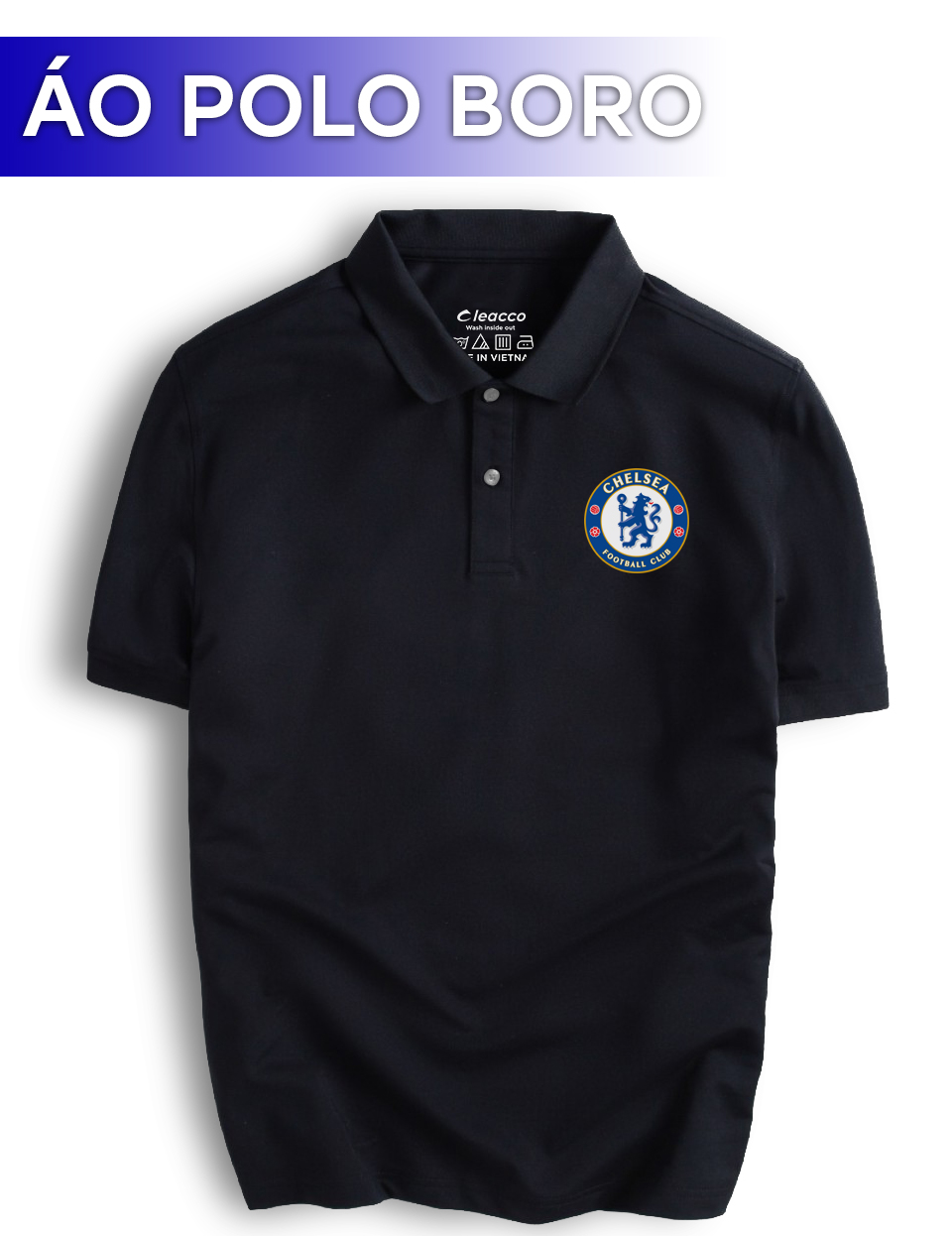Mô tả Áo Polo Nam Siêu Ưu Đãi Áo Thun Polo Cổ Bẻ Chất Liệu Vải Poly Thái Giữ Form Dáng Cleacco Chelsea Boro Sport - 1