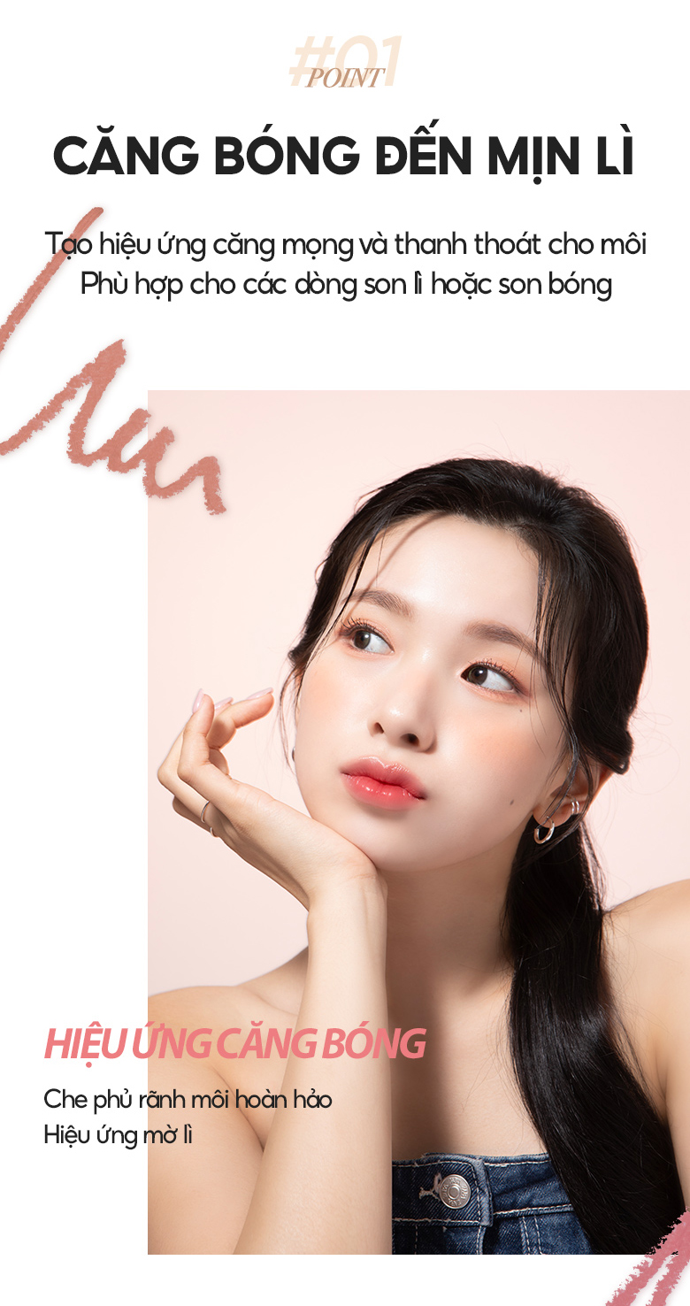 Mô tả Chì Kẻ Viền Môi Merzy Mood Over Smudging Lip Pencil 0.9g - 9