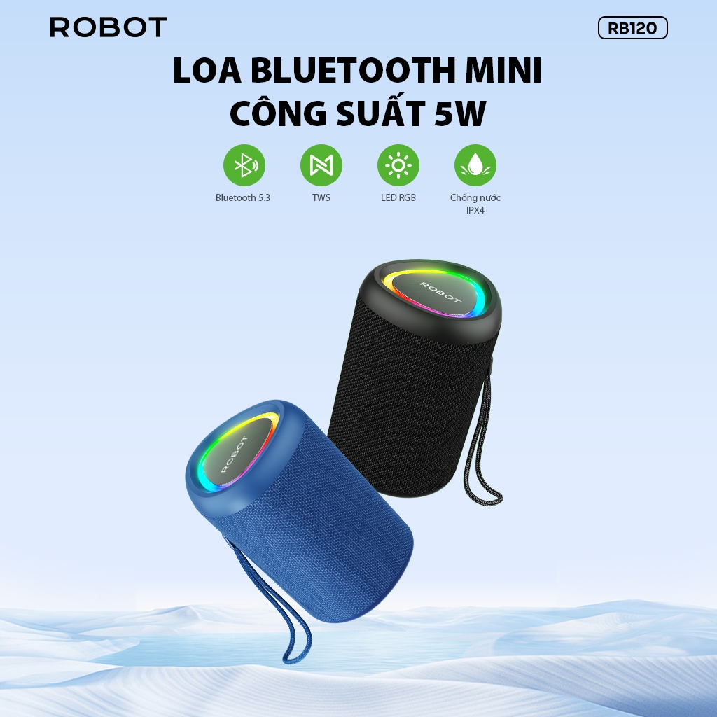 Mô tả Loa Bluetooth Mini VIVAN RB120 Công Suất 5W Đèn Led RGB Hỗ Trợ Kết Nối Thẻ Nhớ - Hàng Chính Hãng - 5