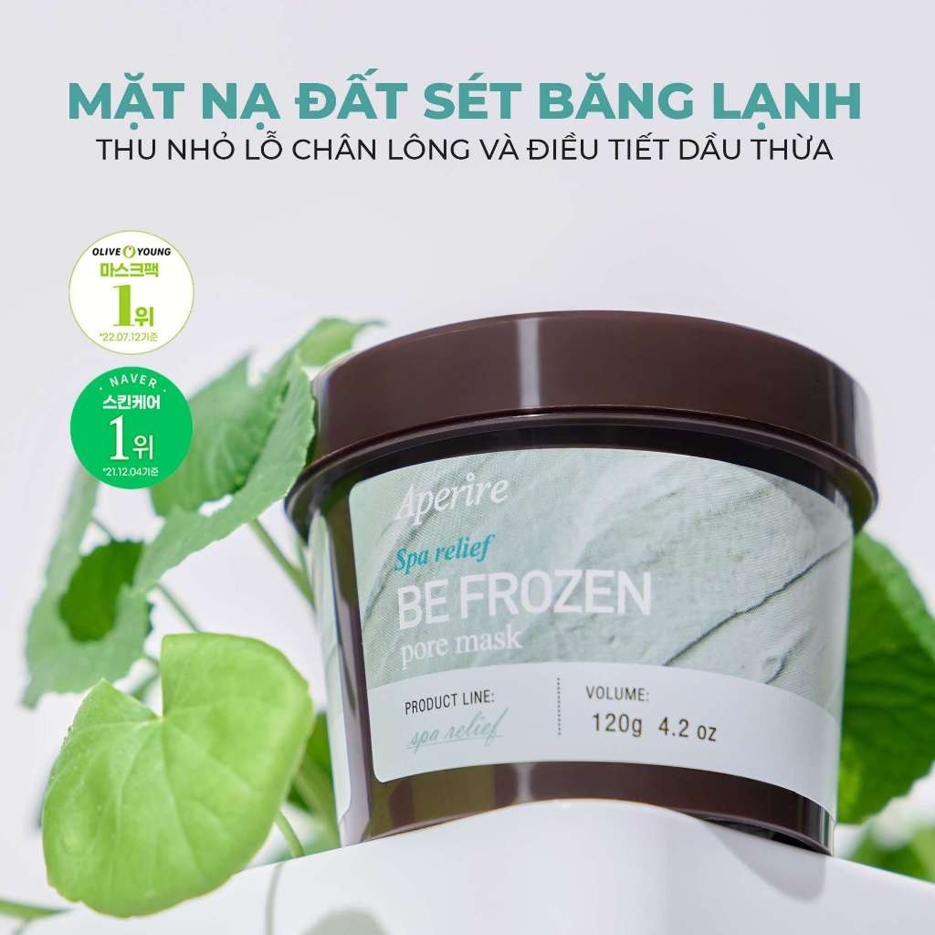 Mô tả Mặt Nạ Đất Sét Aperire Spa Relief Pore Mask 120g - 1