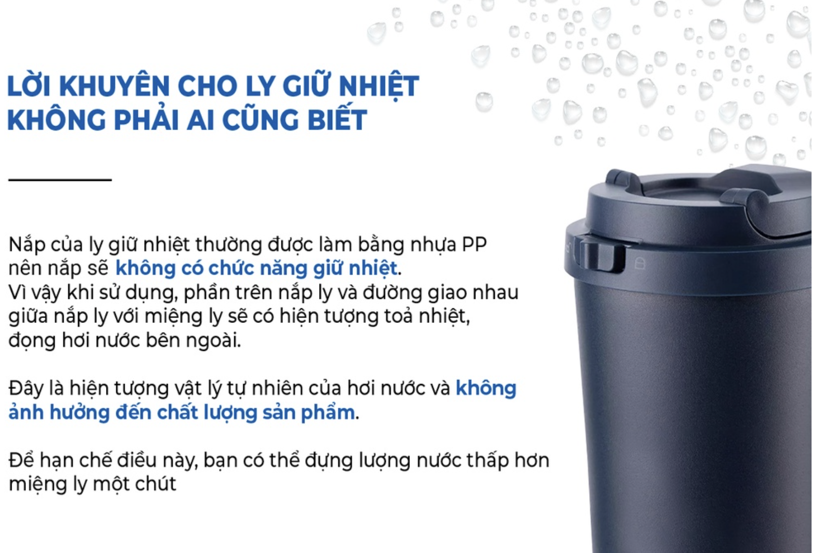 Tính năng giữ nhiệt của LocknLock Metro Studio Gradation