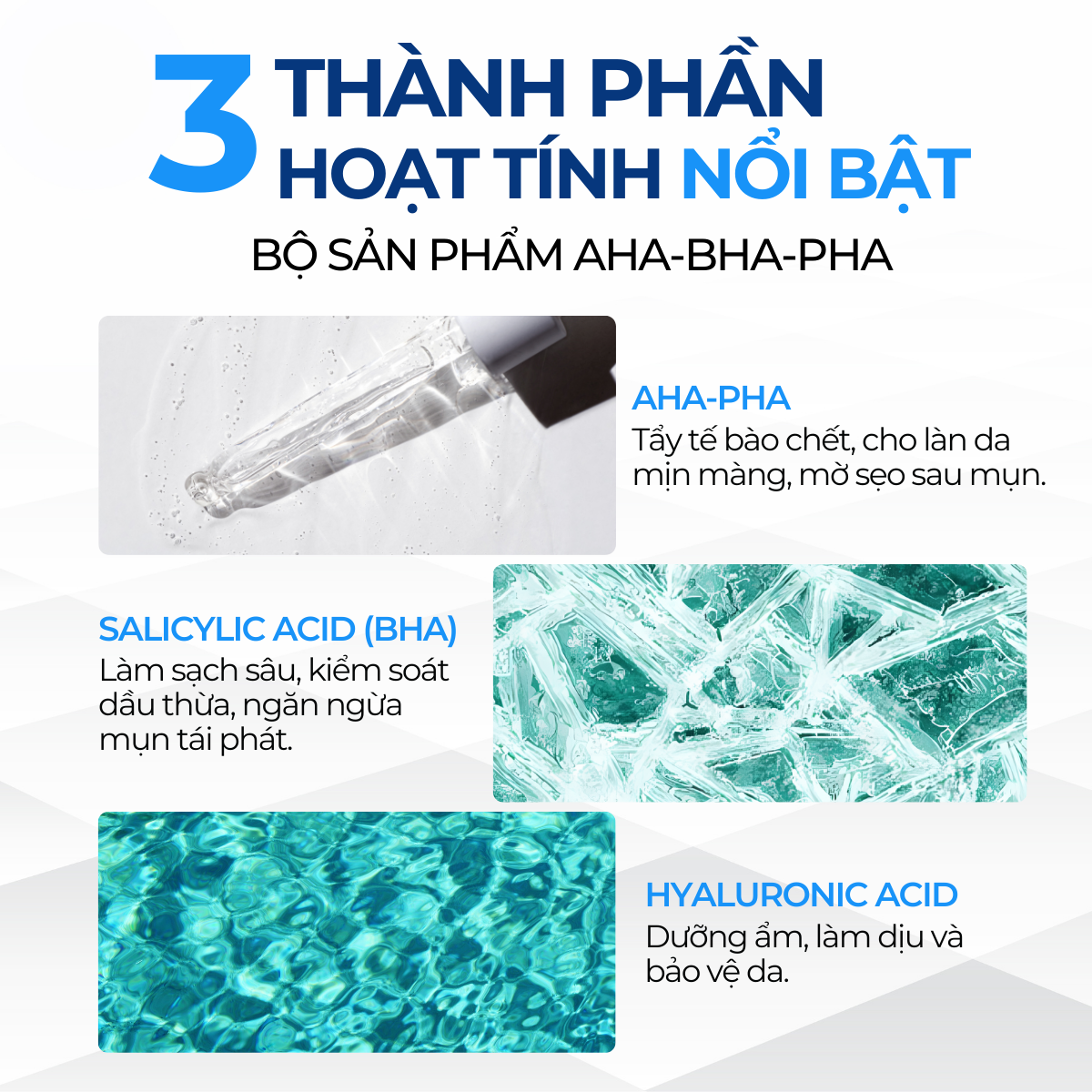 Mô tả Bộ Chăm Sóc Da Dầu Mụn AHA BHA PHA Compliment, Sữa Rửa Mặt, Kem Dưỡng Ẩm, Serum, Kem Chấm Mụn - 3