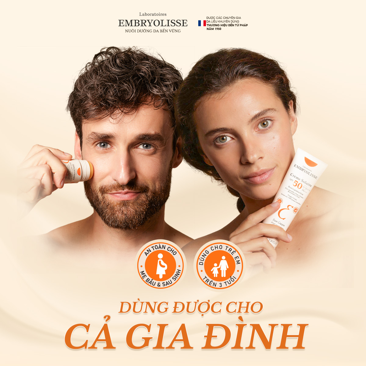 Mô tả Kem Chống Nắng Hữu Cơ Thế Hệ Mới - Chống UV Phổ Rộng Và Ngăn Ngừa Lão Hóa Embryolisse Dành Cho Da Khô, Nhạy Cảm 100ml - 6