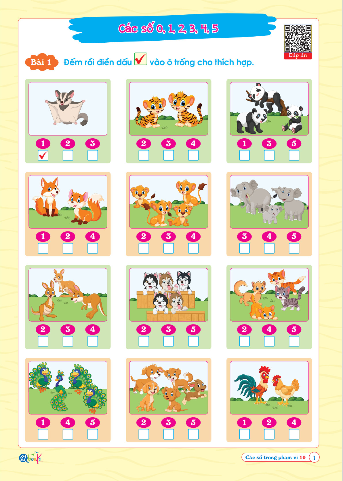 Mô tả Sách - Túi Trọn Bộ Toán và Tiếng Việt Lớp 1- Học chuyên sâu Học đâu chắc đấy - (14 quyển), Qbooks - 1