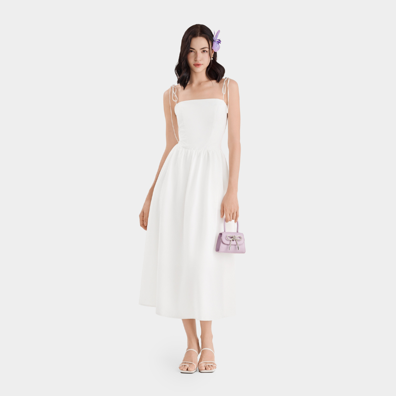 Mô tả Đầm 2 Dây MARC FASHION Kiểu Smocking Lưng - CBLH073123 - 6