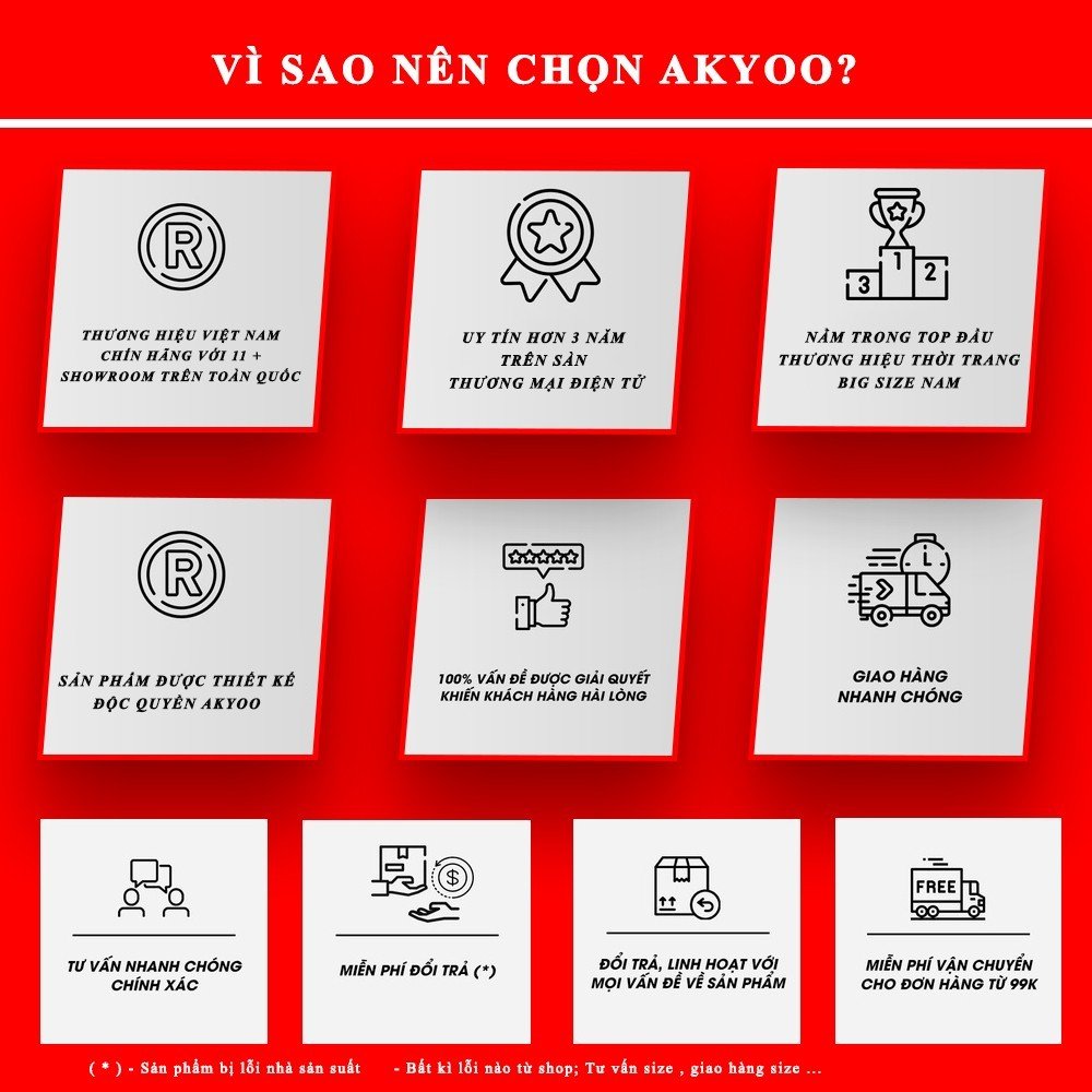Mô tả Combo 3 - 5 Quần Lót Nam Boxer Bigsize Size XL Đến 6XL AKYOO ,Mỏng Nhẹ Co Giãn Thoải Mái Thông Thoáng - 7