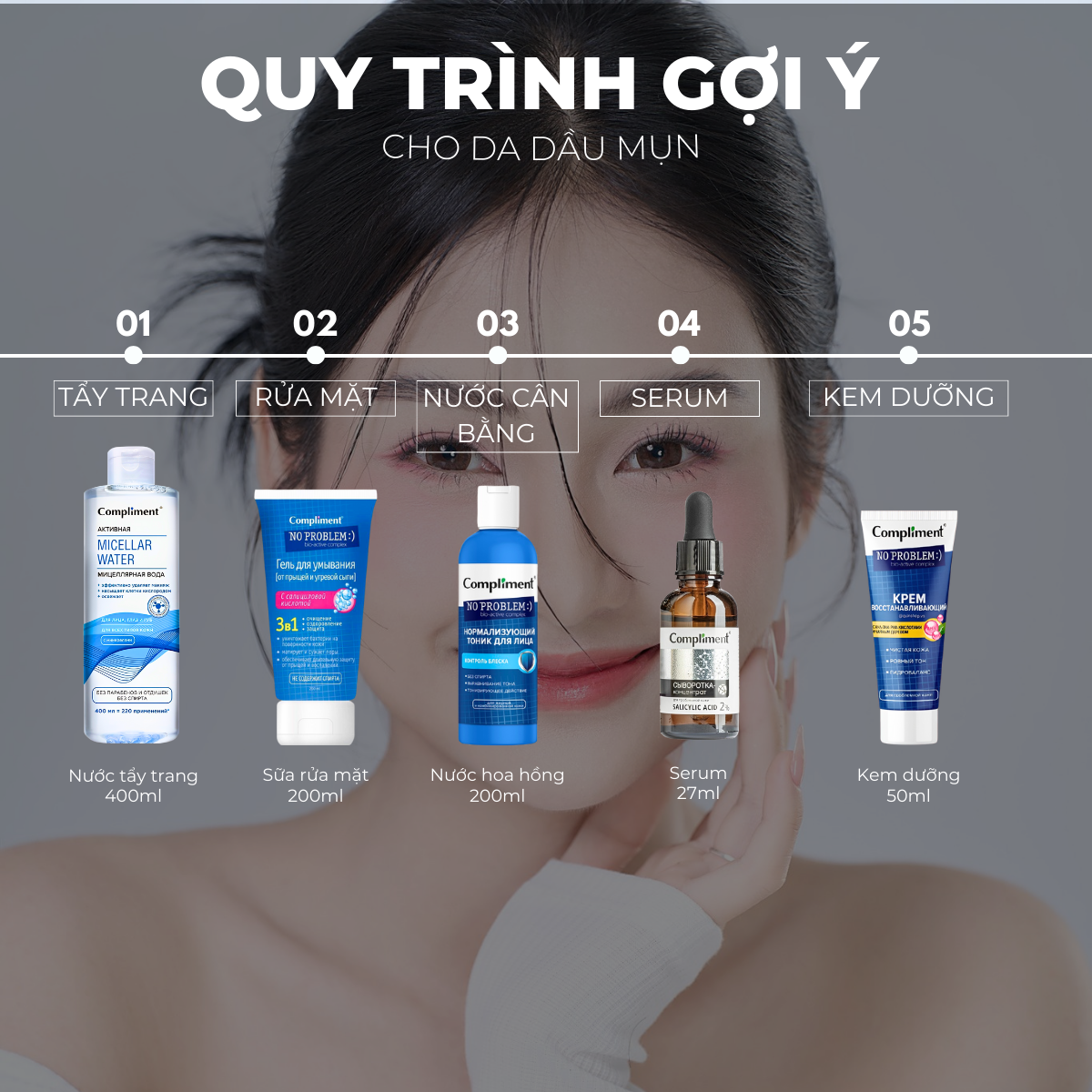 Mô tả Serum Dưỡng Da BHA Compliment Skin Salicylic Acid Se Khít Lỗ Chân Lông, Kiềm Dầu, Giảm Mụn 27ml - 6