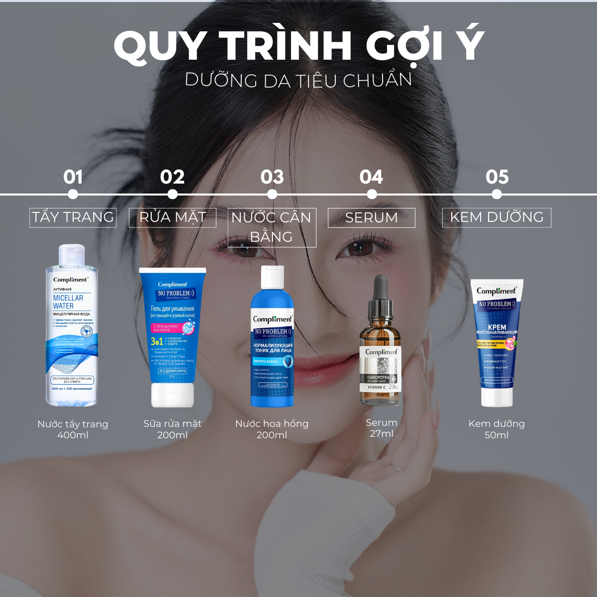 Mô tả Serum Dưỡng Da Compliment Vitamin C Cấp Ẩm Và Phục Hồi Da, Dưỡng Da Trắng Sáng, Mờ Thâm 27ml - 6