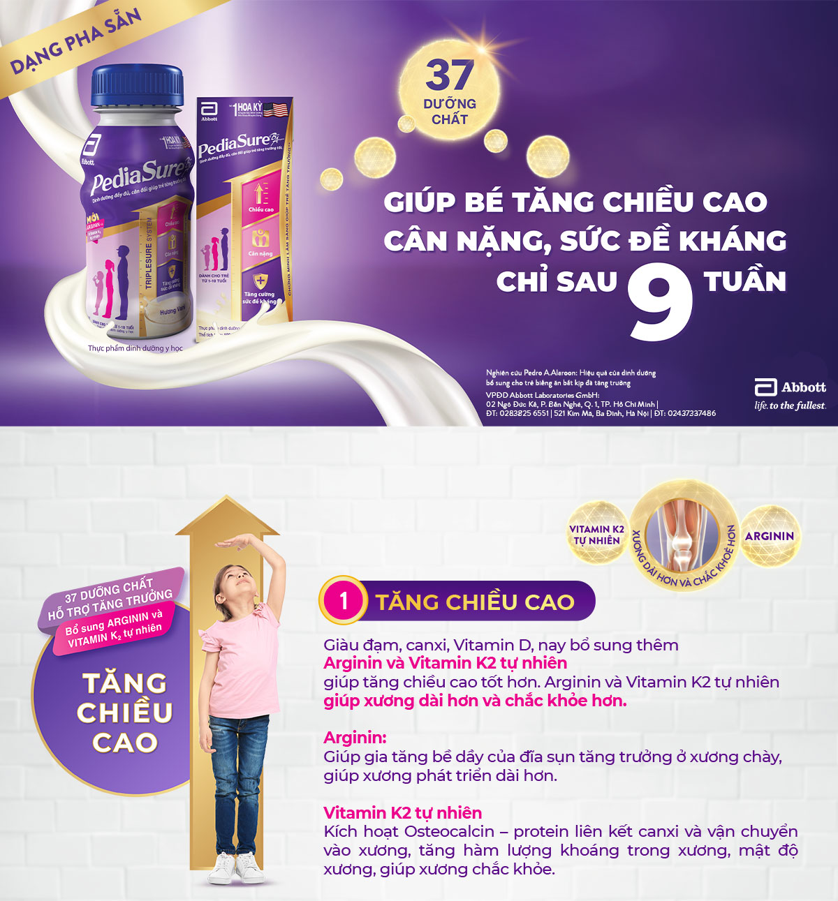 Mô tả Thùng 48 Hộp Sữa nước Pediasure Vani 110ml/hộp - 1