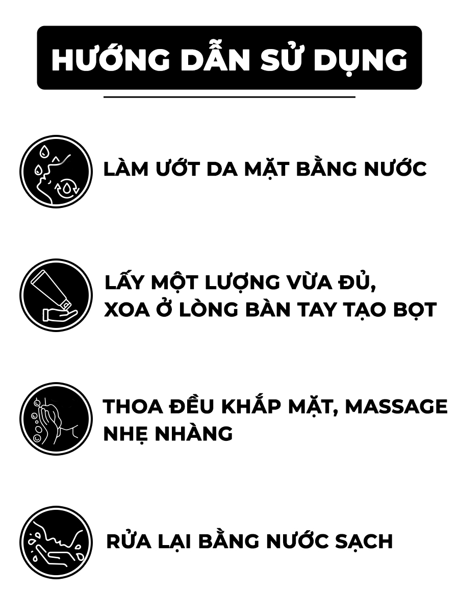 Mô tả Sữa rửa mặt nam RHYS MAN hương dừa thơm mát Rhys Coconut Fresh 100ml - 4