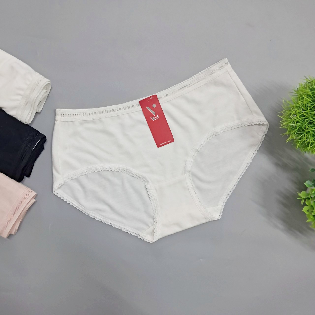 Mô tả Set 5 quần lót nữ cotton lụa Vicci 109 mềm mại, êm ái, thấm hút mồ hôi, kháng khuẩn khử mùi - 5