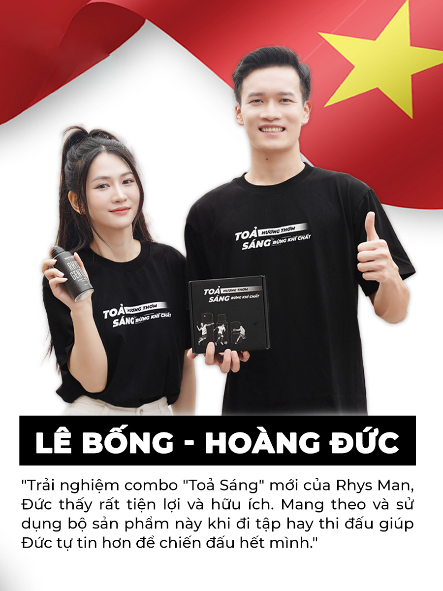 Mô tả Combo Lăn khử mùi nam 50ml & Xịt khử mùi chân 100ml & Body mist nam 120ml RHYS MAN - 1