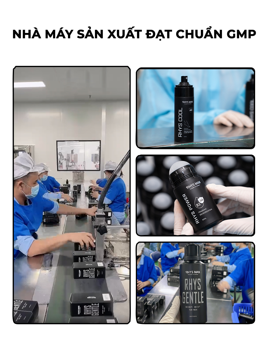 Mô tả Combo Lăn khử mùi nam 50ml & Xịt khử mùi chân 100ml & Body mist nam 120ml RHYS MAN - 5