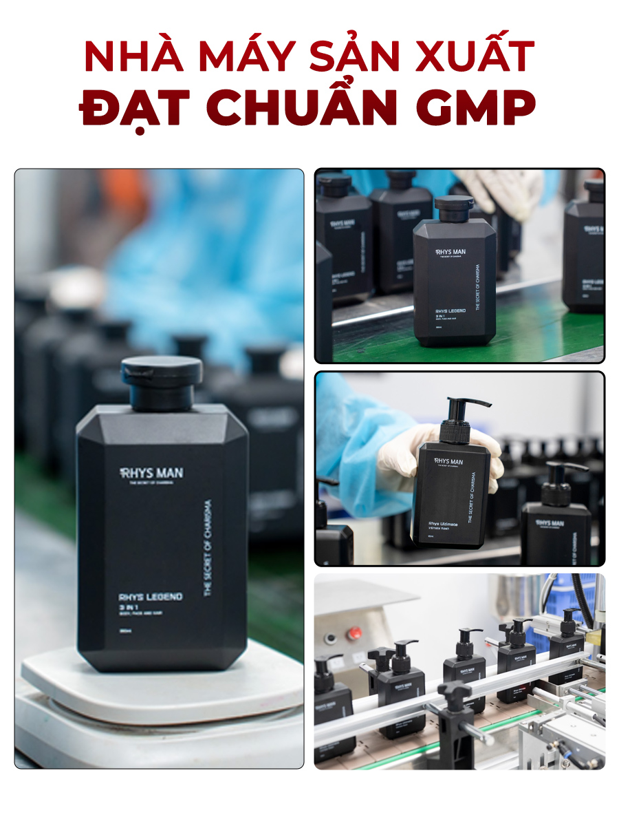 Mô tả Combo Sữa tắm gội nam 3in1 350ml & Dung dịch vệ sinh nam 120ml RHYS MAN - 4