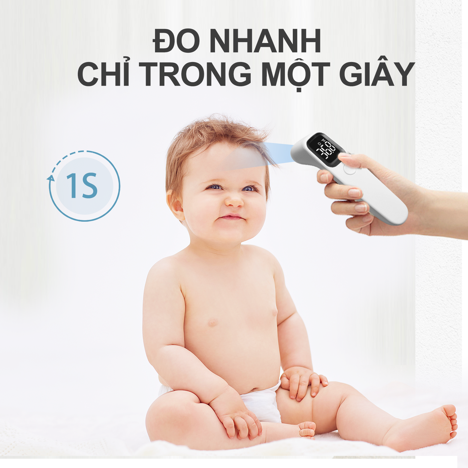 Mô tả Nhiệt Kế Hồng Ngoại Đo Trán Sinocare AER-R1D1 - 3