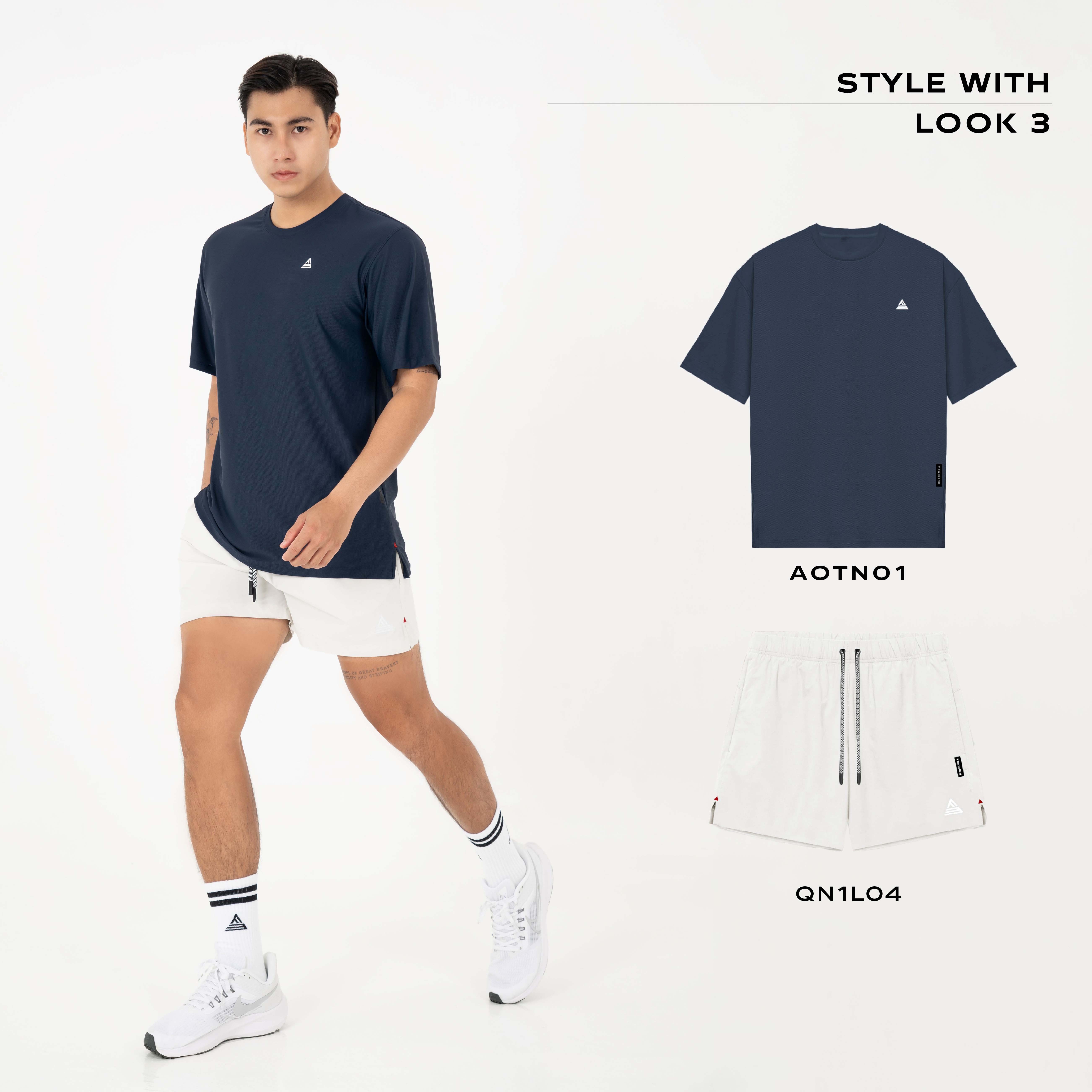 Mô tả Áo tập gym nam Fitme Performance 2.0 form oversize co giãn cao cấp, hỗ trợ boxing chạy bộ AOTN01 - 10