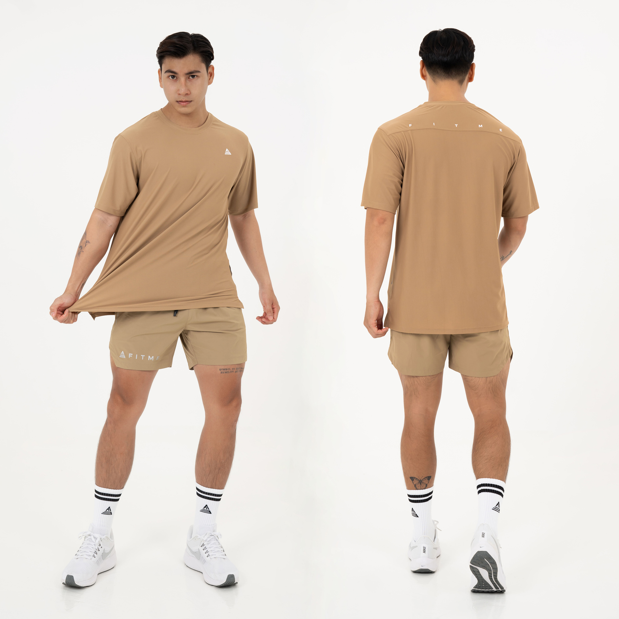 Mô tả Áo tập gym nam Fitme Performance 2.0 form oversize co giãn cao cấp, hỗ trợ boxing chạy bộ AOTN01 - 5