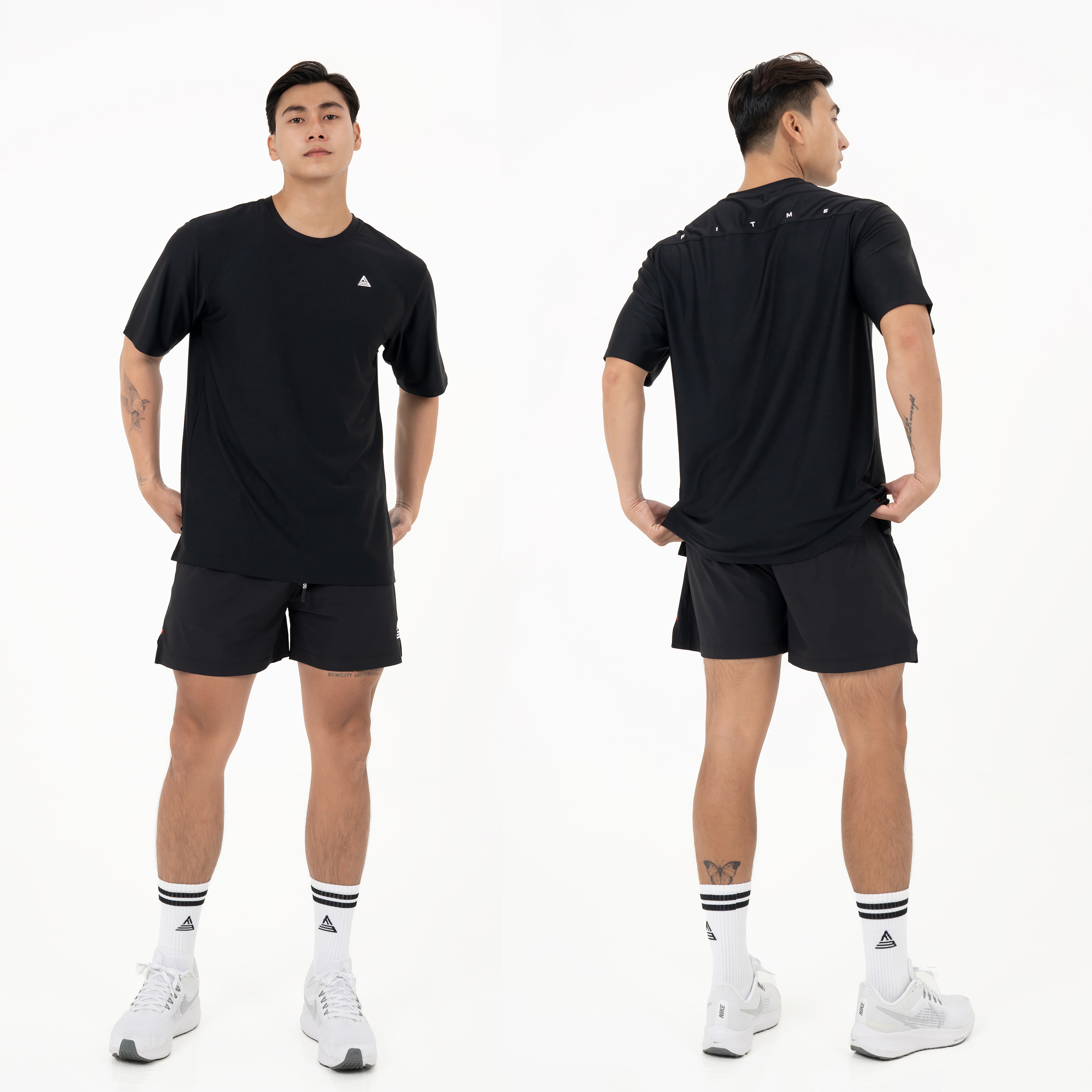 Mô tả Áo tập gym nam Fitme Performance 2.0 form oversize co giãn cao cấp, hỗ trợ boxing chạy bộ AOTN01 - 8