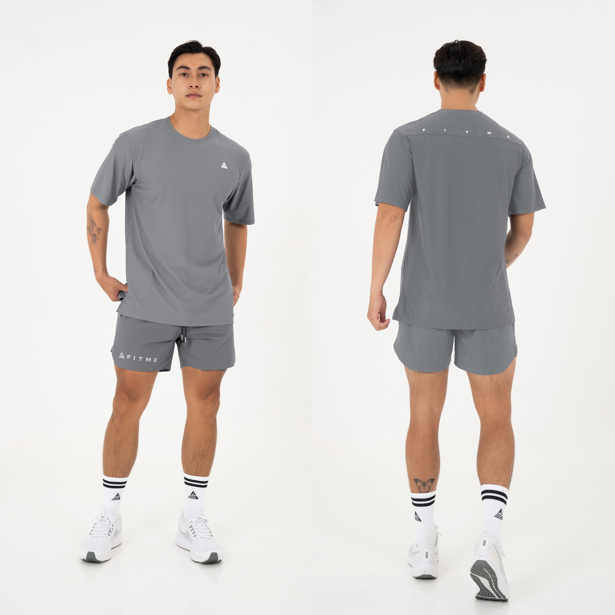 Mô tả Áo tập gym nam Fitme Performance 2.0 form oversize co giãn cao cấp, hỗ trợ boxing chạy bộ AOTN01 - 9