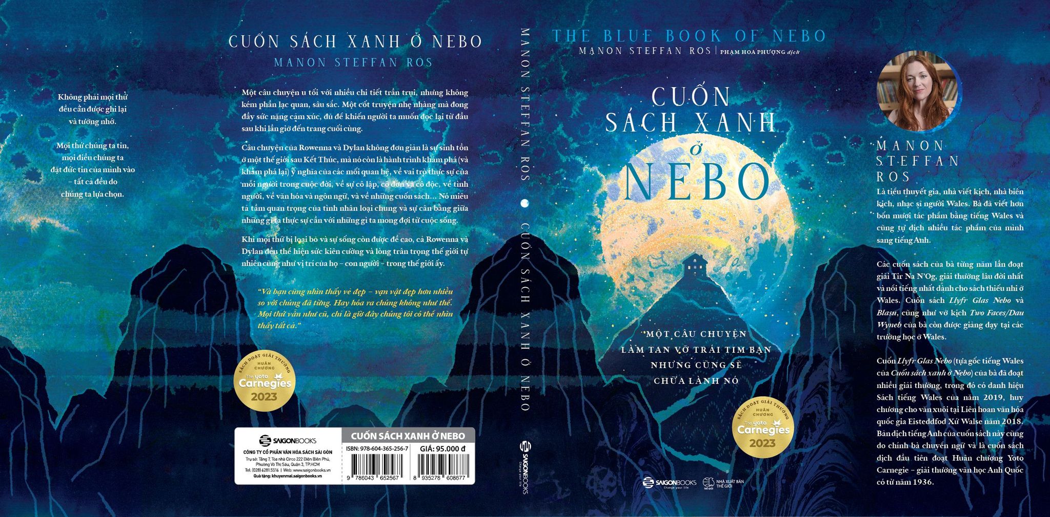 Mô tả SÁCH - Cuốn sách xanh ở Nebo - Tác giả Manon Steffan Ros - 1
