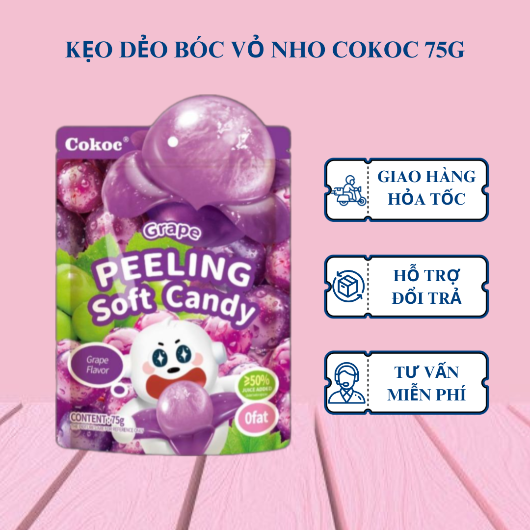 Kẹo Nho Bóc Vỏ - Món Quà Ngọt Ngào Cho Mọi Dịp