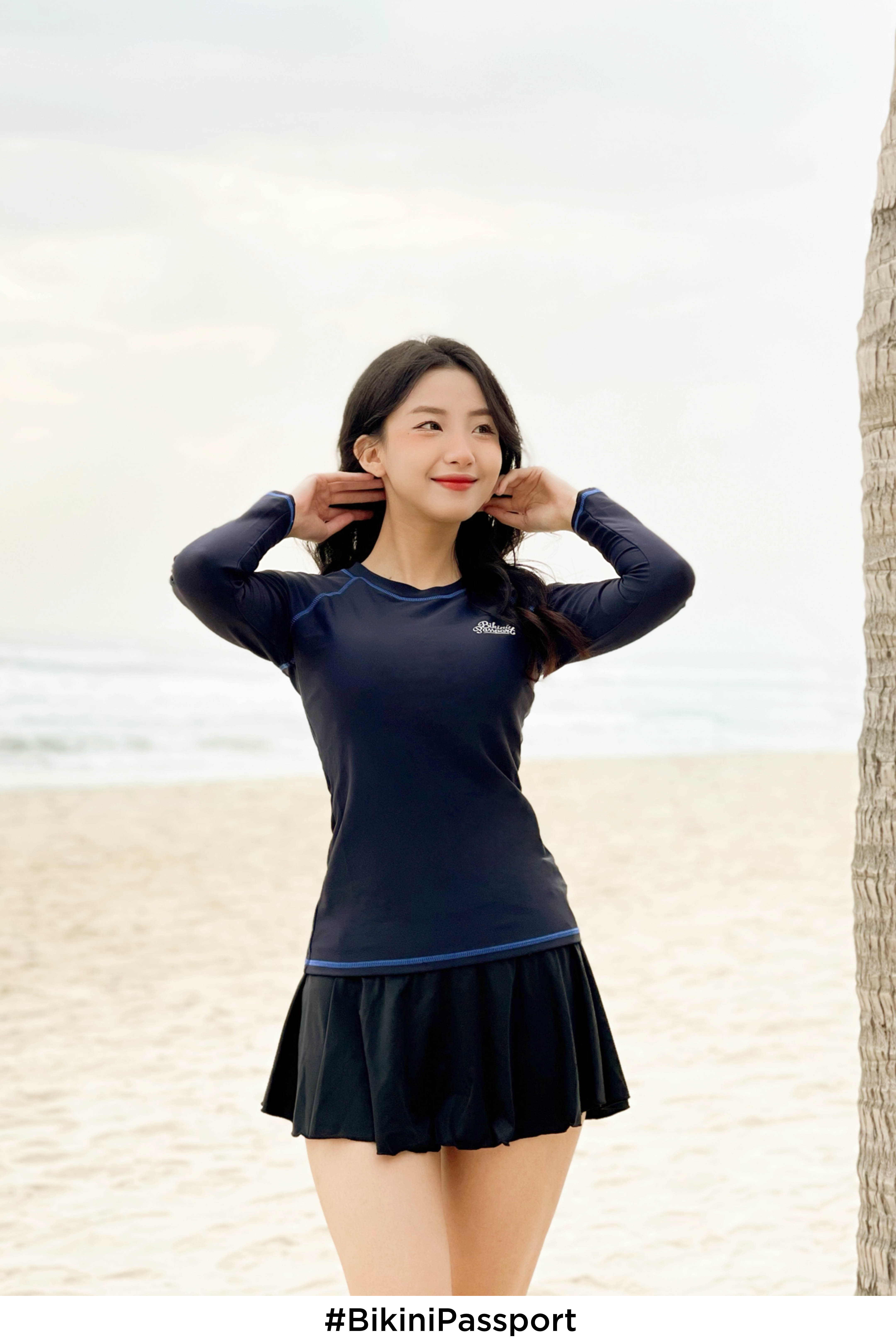Chi tiết áo bơi BIKINI PASSPORT BS1004_NV