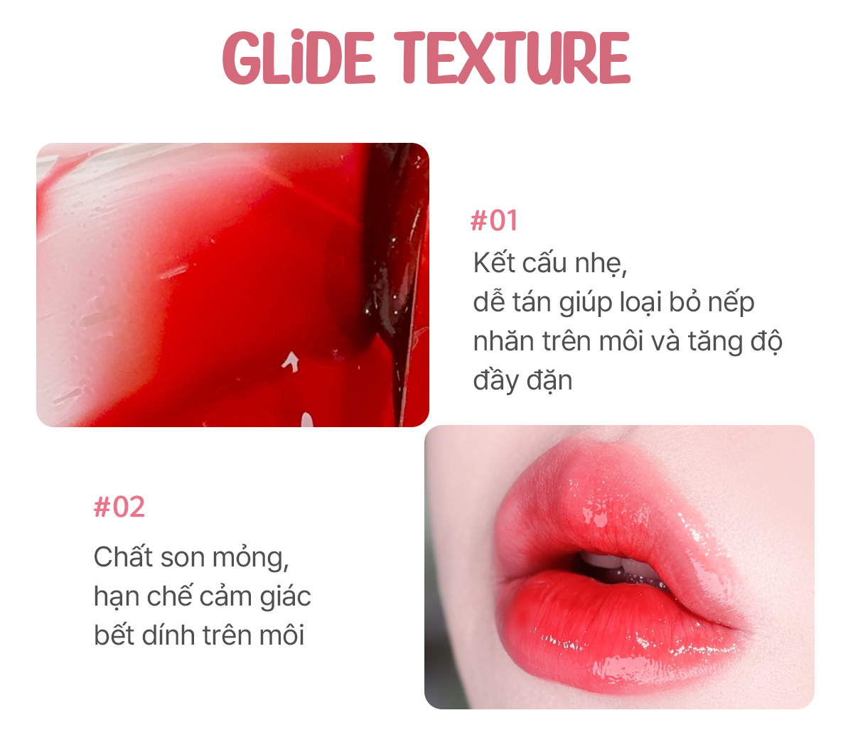 Mô tả Son Bóng Black Rouge Chewy Lip Glaze 32.8g - 3