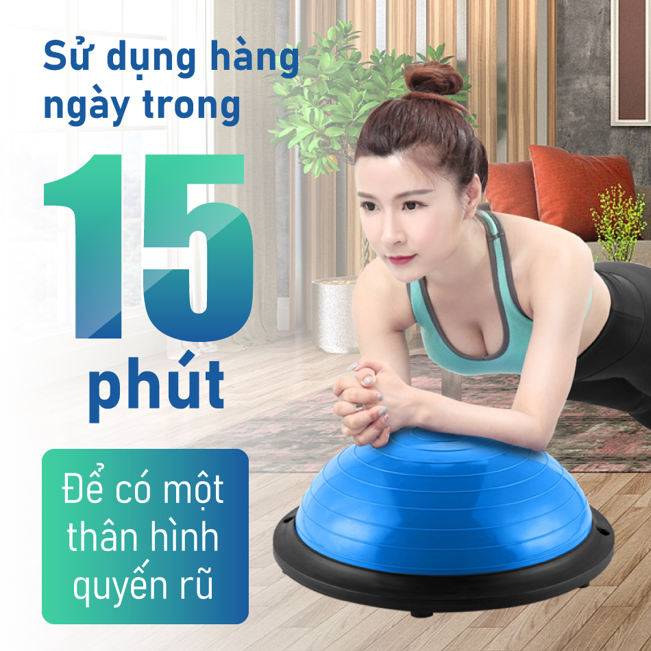 Mô tả Full Size-All Color-(TẶNG BƠM + 2 DÂY KÉO) BG Bóng tập YOGA bóng thăng bằng tập thể dục Cao Cấp - 8