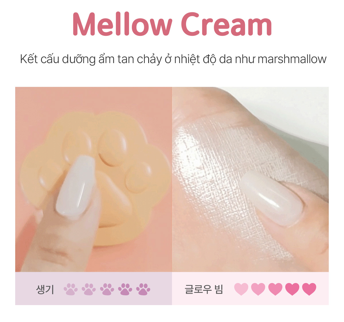 Mô tả Má Hồng Kem Kèm Highlight Black Rouge Dewy Whip Cheek And Beam 75.1g - 3
