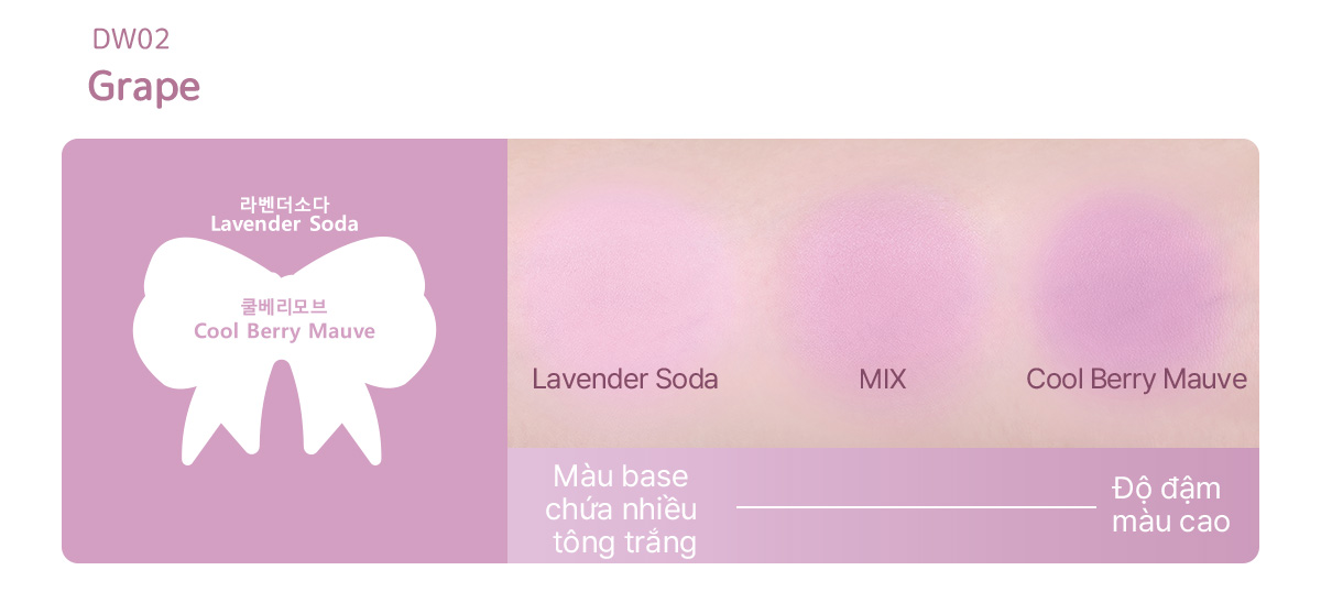 Mô tả Má Hồng Kem Kèm Highlight Black Rouge Dewy Whip Cheek And Beam 75.1g - 8