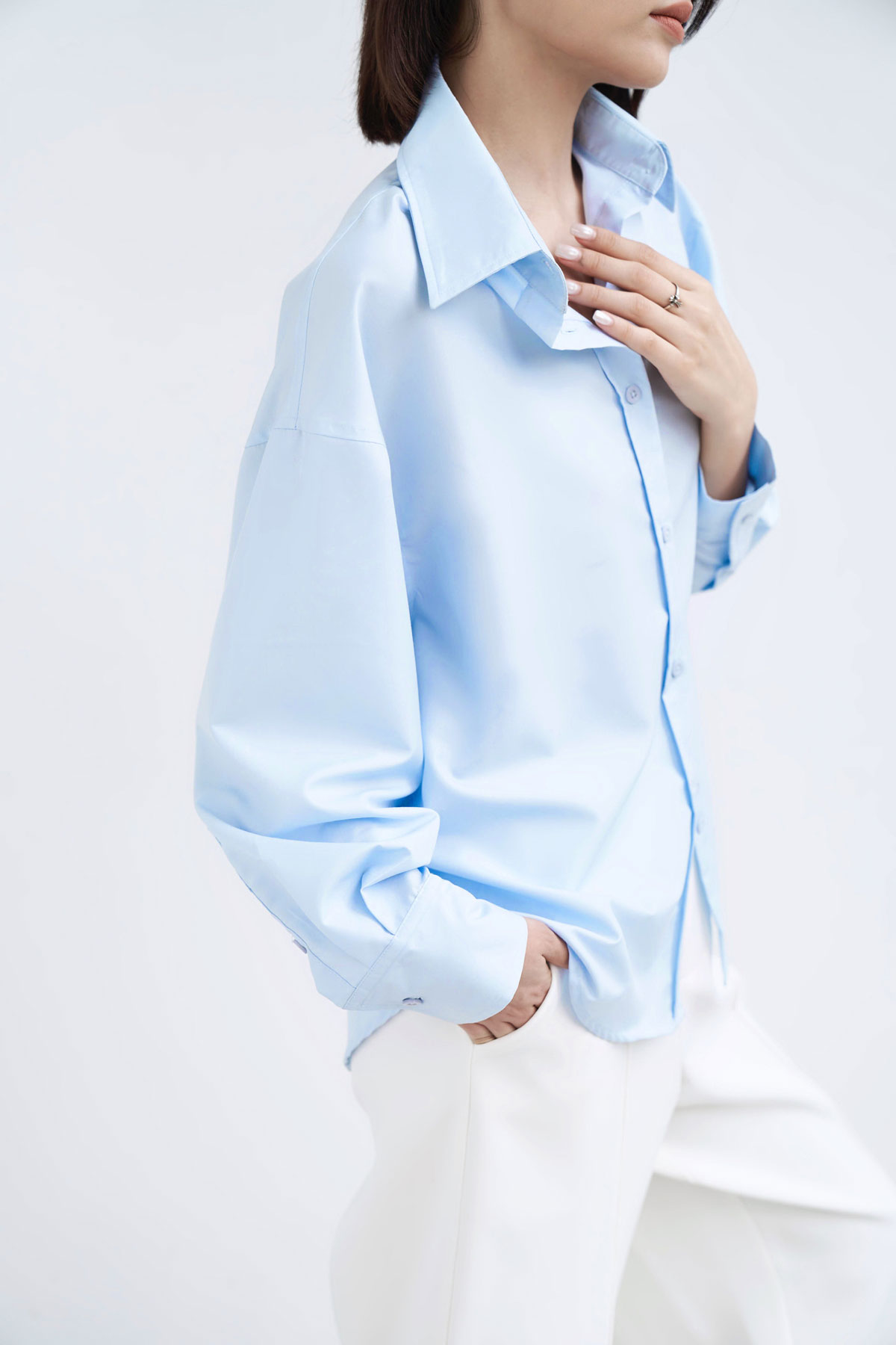 Áo sơ mi nữ pastel GILLEE FAS293 - Màu sắc