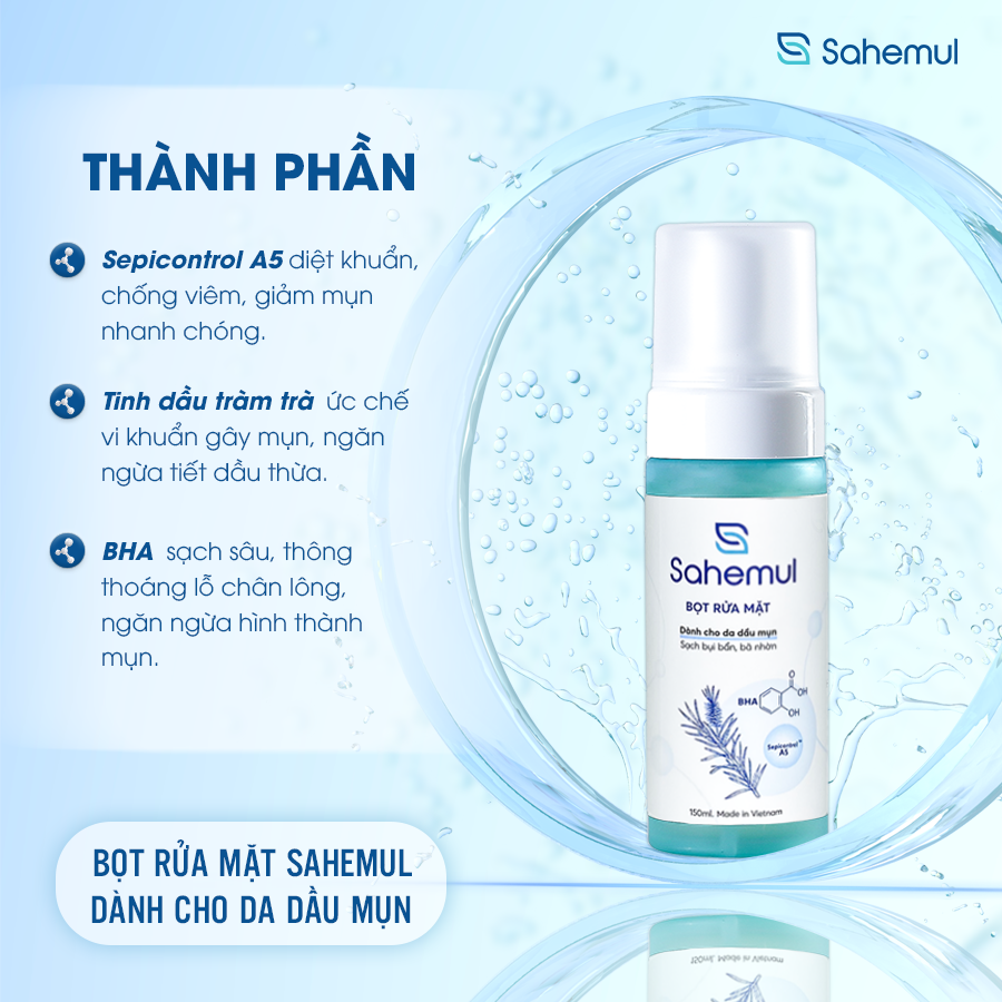 Thành phần Sữa Rửa Mặt Sahemul