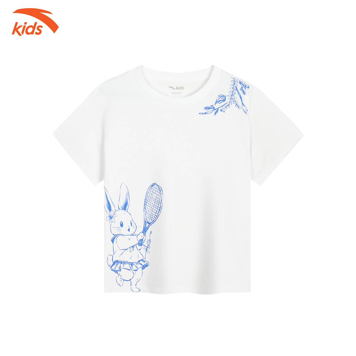 Mô tả Áo Phông Ngắn Tay Thể Thao Bé Gái Anta Kids Badminton vải polyester co giãn 4 chiều, thoáng khí 3624B9119 - 3