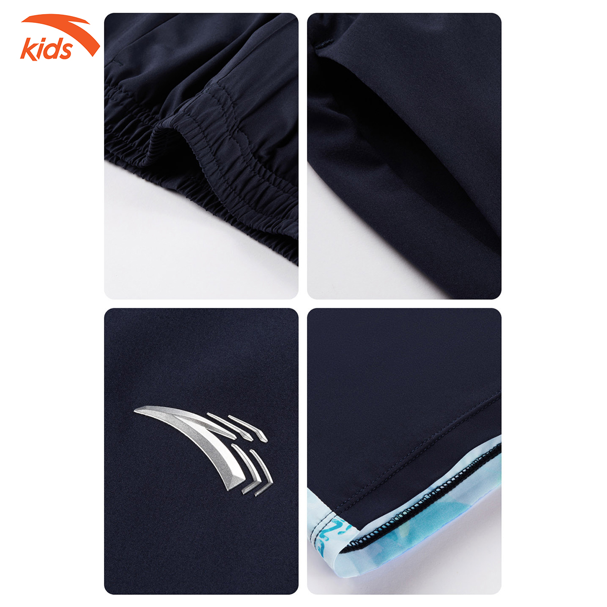 Mô tả Quần Lửng Thể Thao Bé Trai Anta Kids Running 3524B9502 - 2