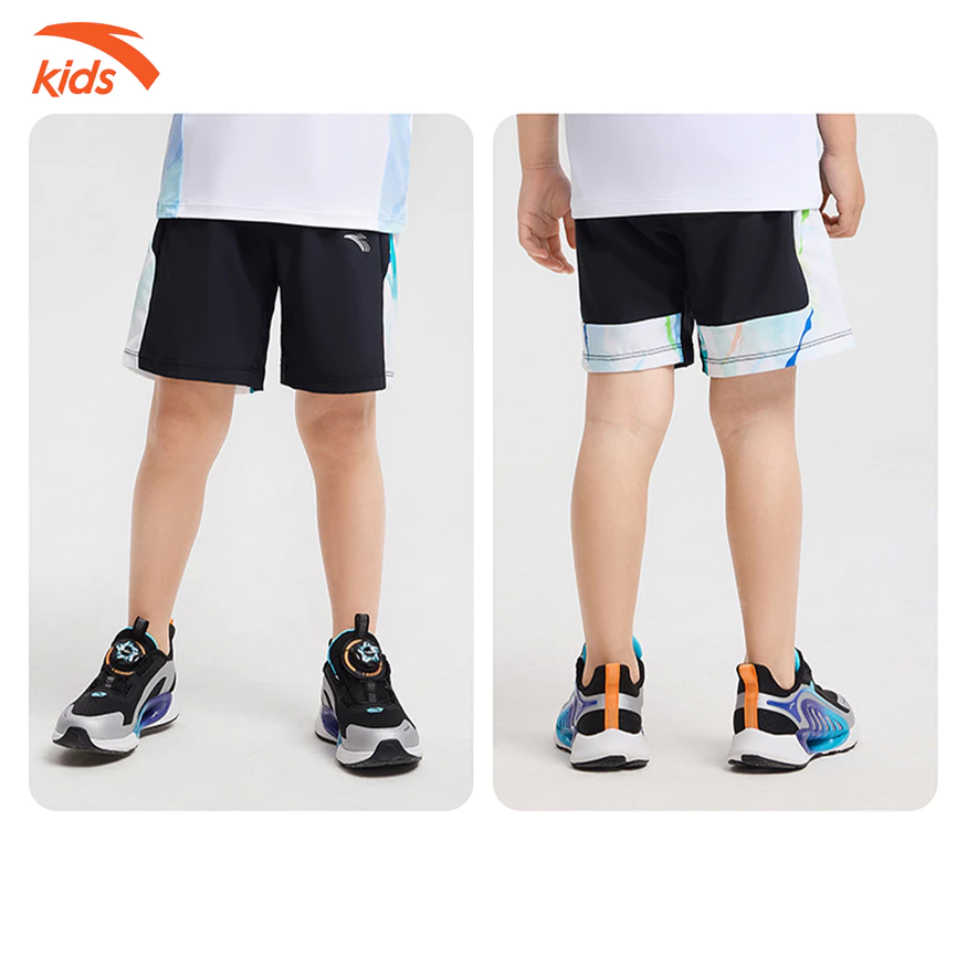Quần Lửng Thể Thao Bé Trai Anta Kids Running 3524B9502 - Các góc nhìn