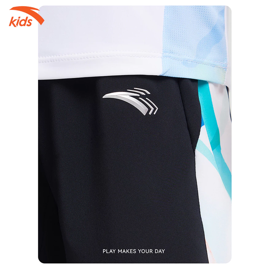 Quần Lửng Thể Thao Bé Trai Anta Kids Running 3524B9502 - Cận cảnh vải